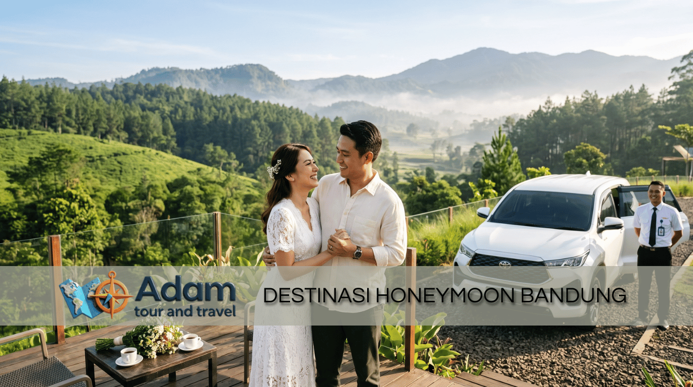 Destinasi honeymoon di Bandung bagi pengantin baru - romantis bersama Adam Tour & Travel